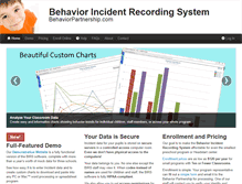 Tablet Screenshot of behaviorpartnership.com